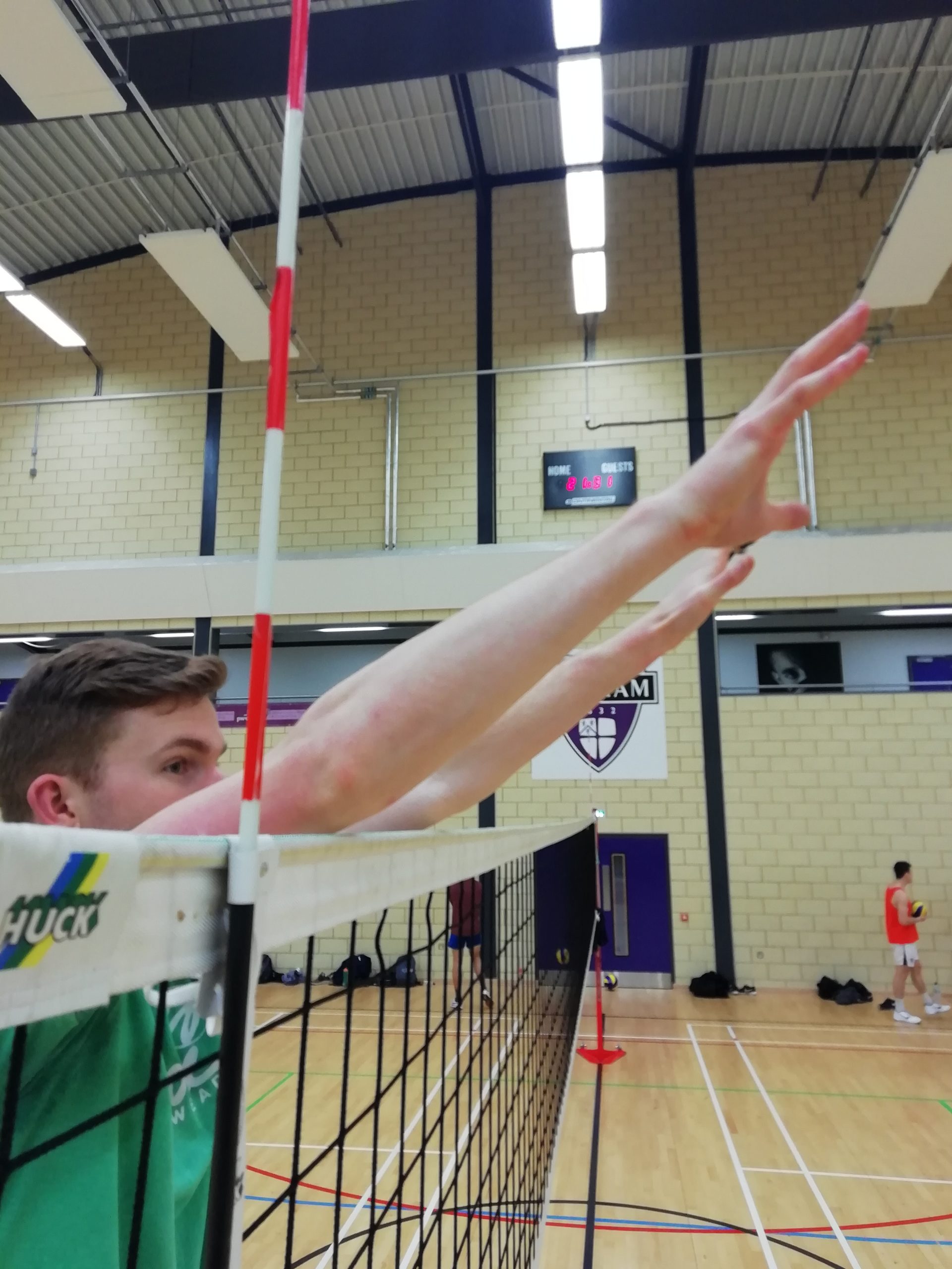 nfhs volleyball hand signal net violation