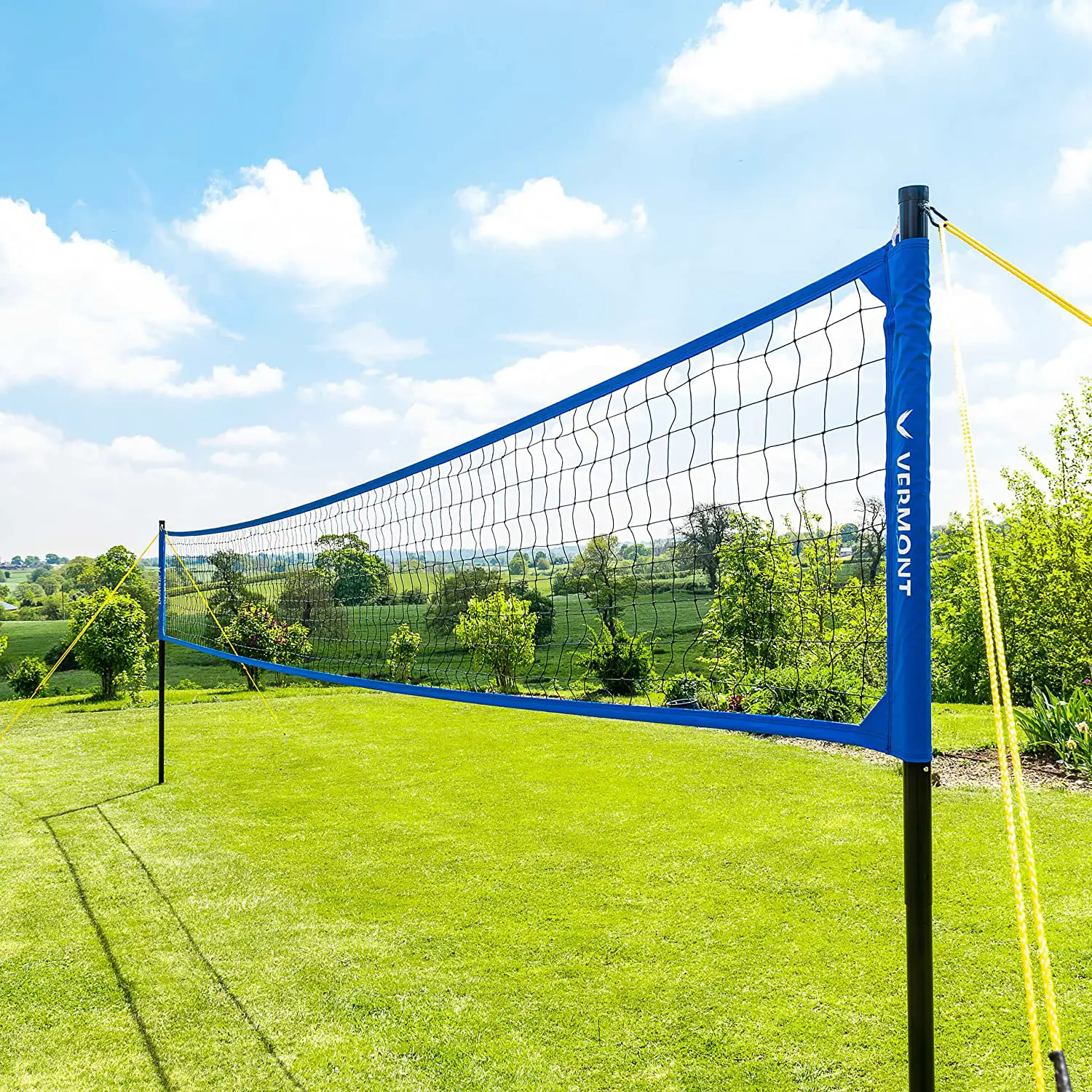 Volleyball Net Universal Polyethylene Portable Beach Summer Family Outdoor Play 